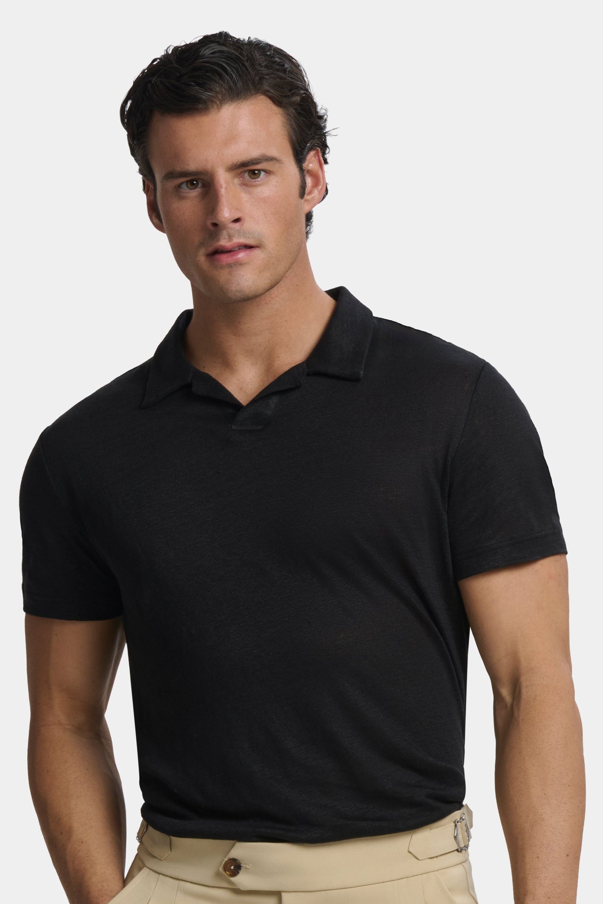 THE CLASSIC LINEN SLIM POLO