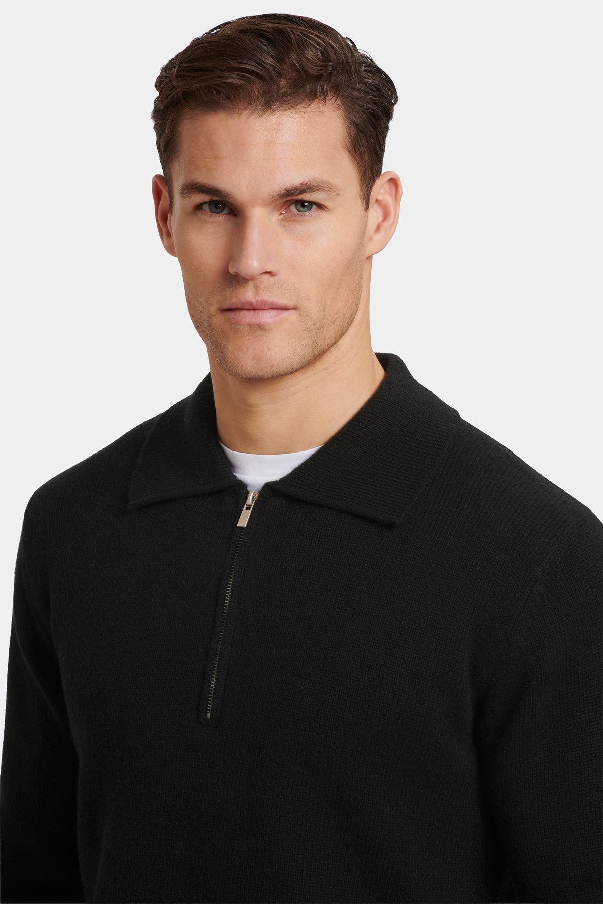 THE COMPONE QUARTER ZIP POLO