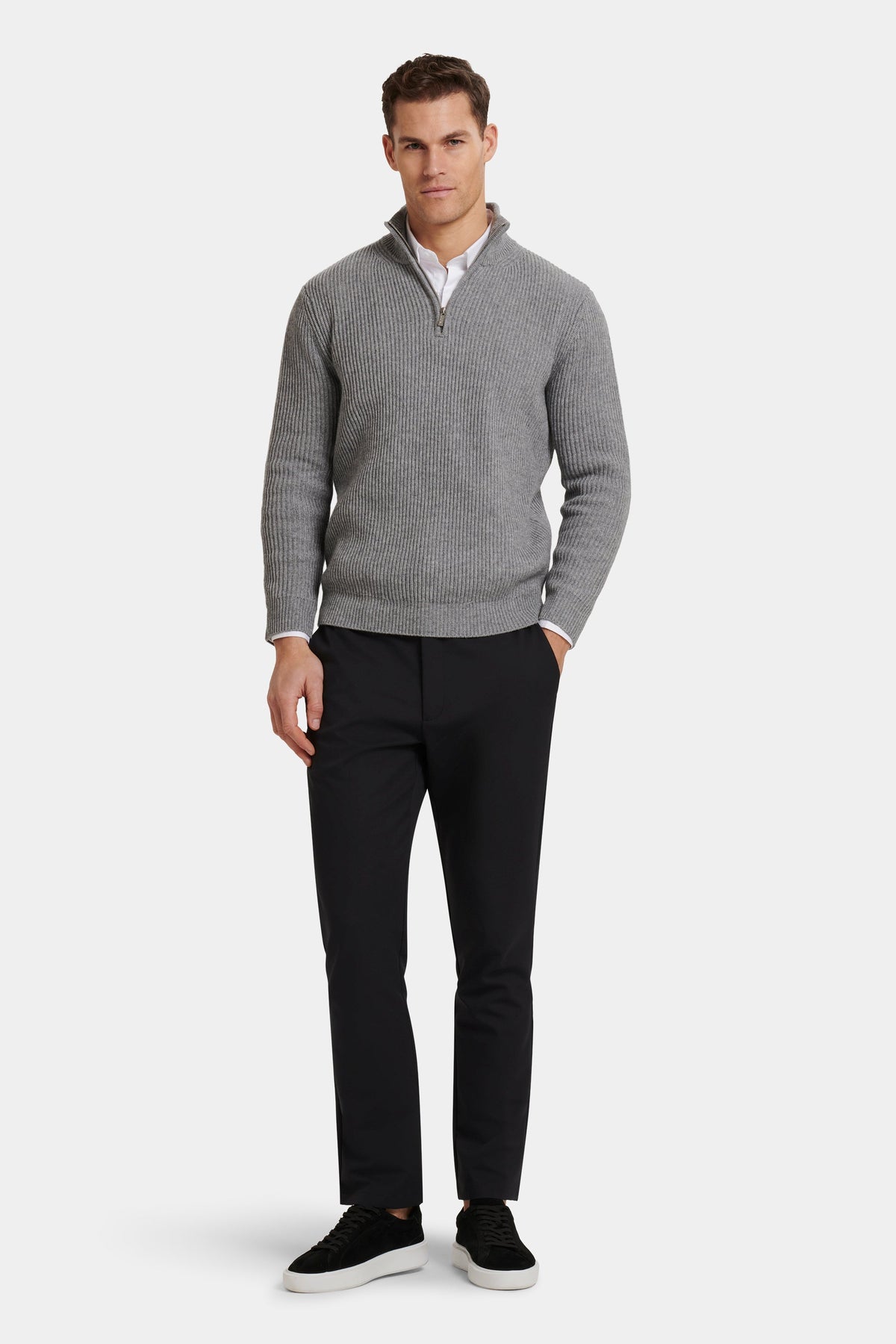 THE VICO QUARTER ZIP SWEATER