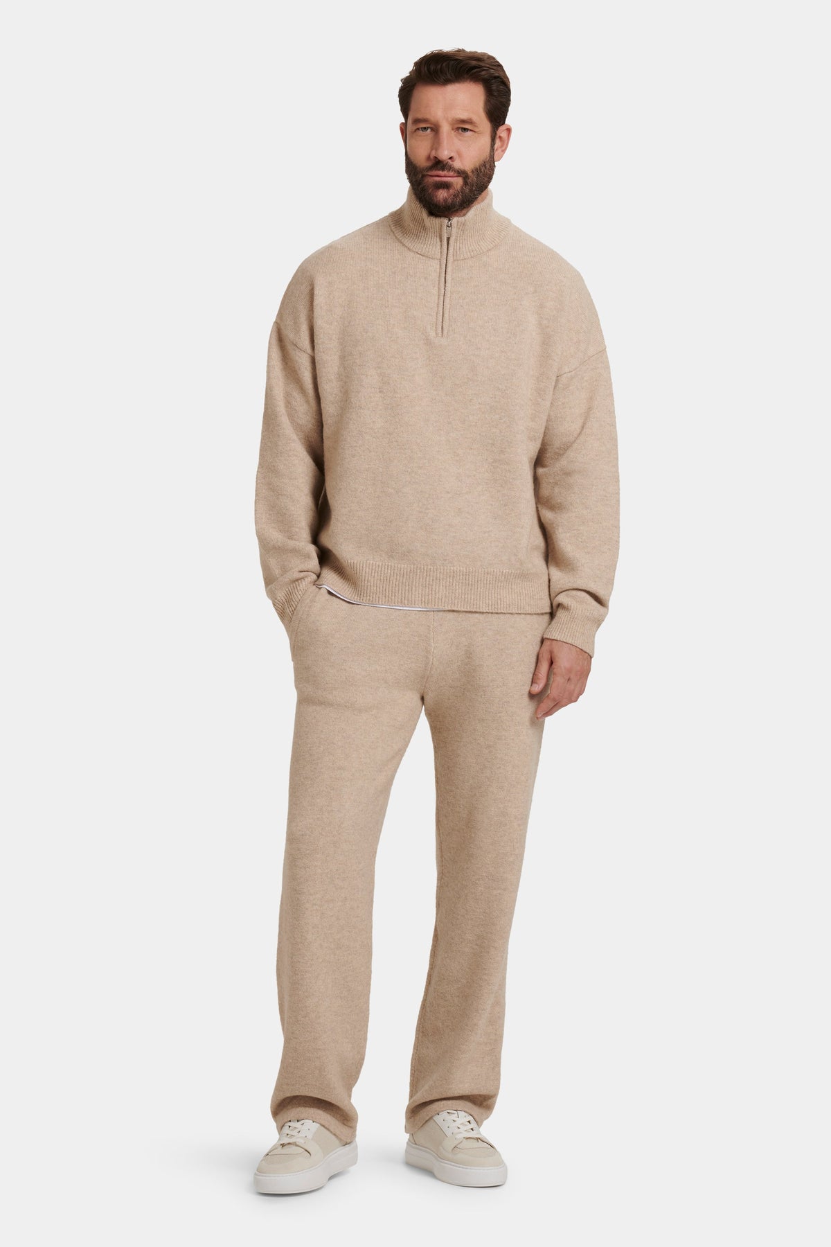THE SAVONA QUARTER ZIP SWEATER